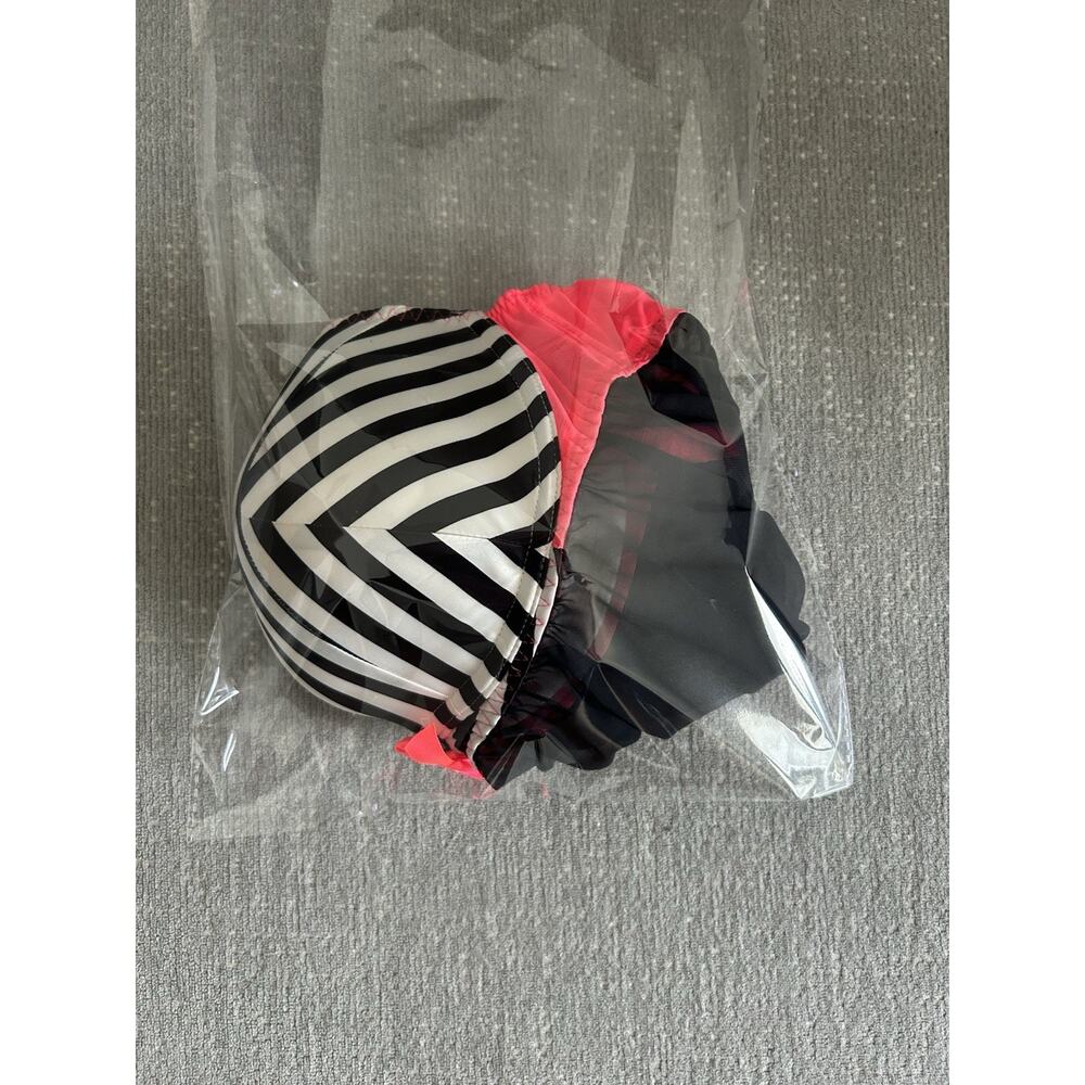 Victorias Secret Black Y2K Babydoll Top Pink Trim Lingerie 38C - Picture 5 of 6